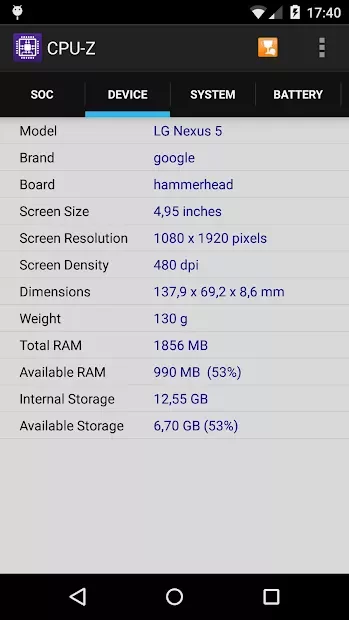 CPU-Z Premium 1.46 APK