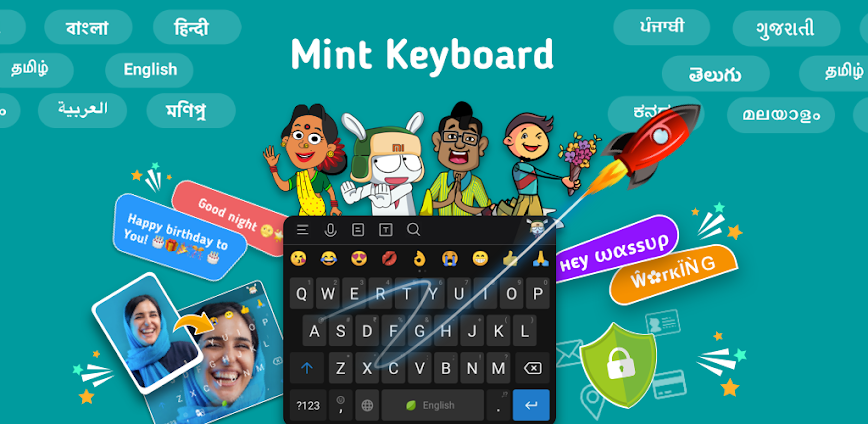 Mint Keyboard v1.41.00.001 MOD APK [Premium Unlocked]