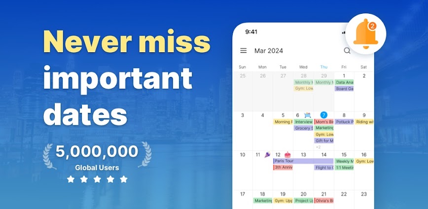 Calendar Planner Agenda App MOD APK 2.06.41.1213 [Unlocked Pro]