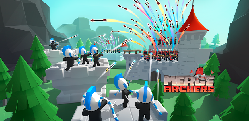 Merge Archers MOD APK 1.7.5 [Free Hero Purchased]